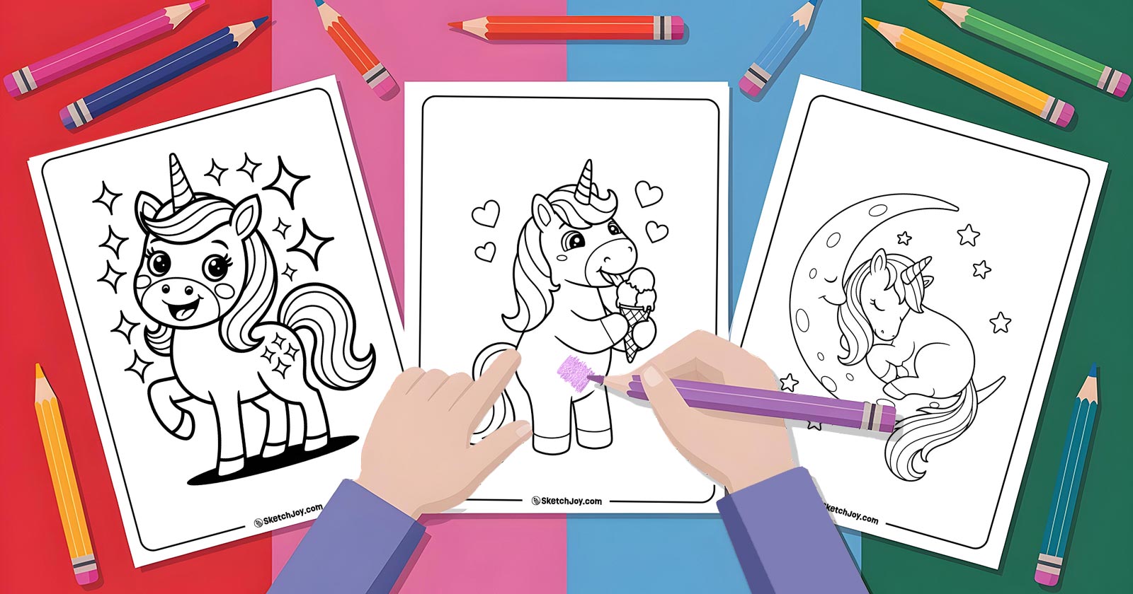 Printable Coloring Pages for Unicorn