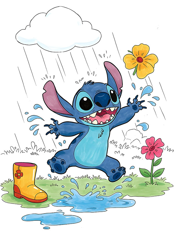 Stitch Coloring Pages
