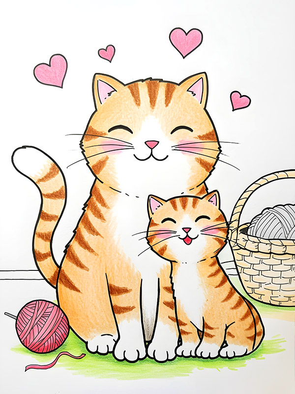 Cat Coloring Pages