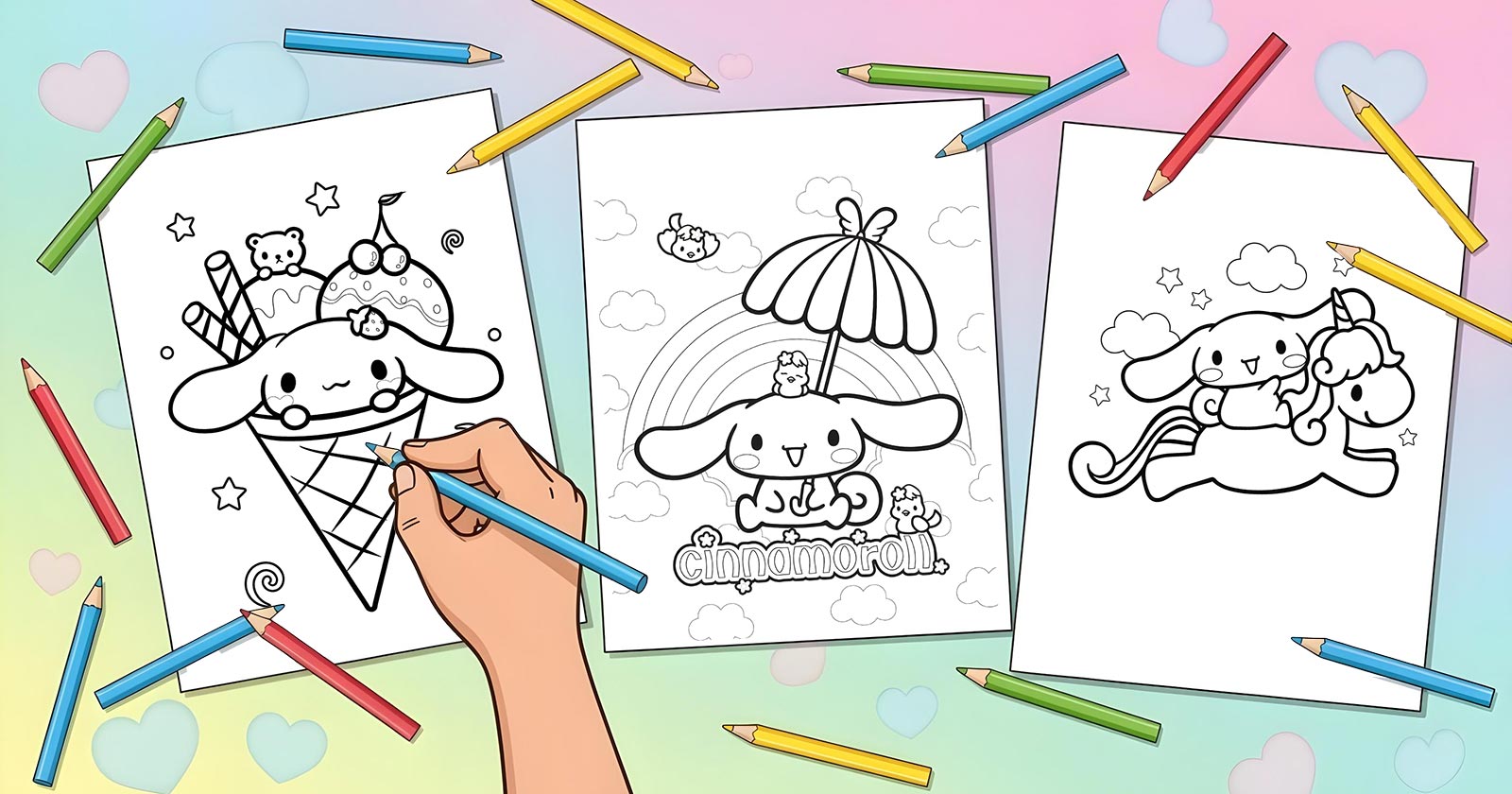 Printable Coloring Pages for Cinnamoroll