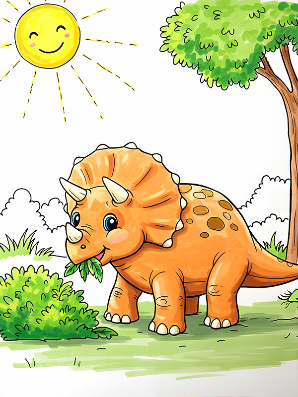 Dinosaur Coloring Pages