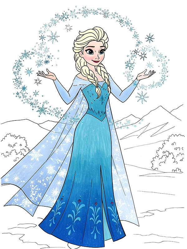 Elsa Coloring Pages