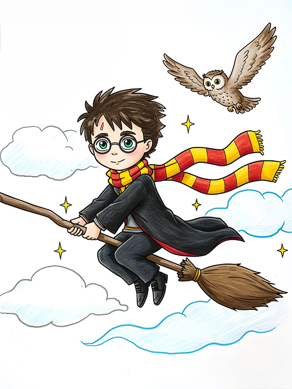 Harry Potter Coloring Pages