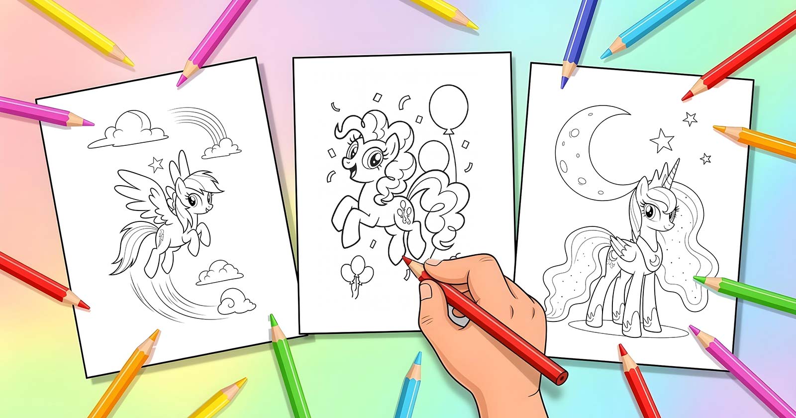 Printable Coloring Pages for My Little Pony