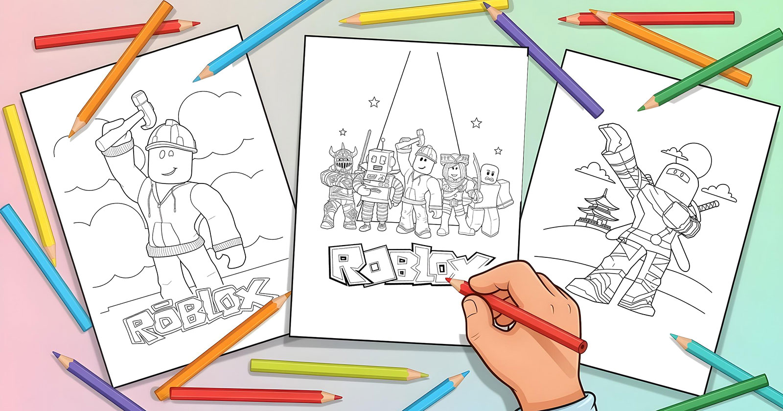 Printable Coloring Pages for Roblox