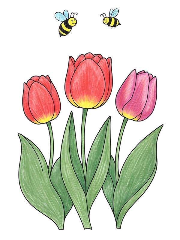 Flower Coloring Pages
