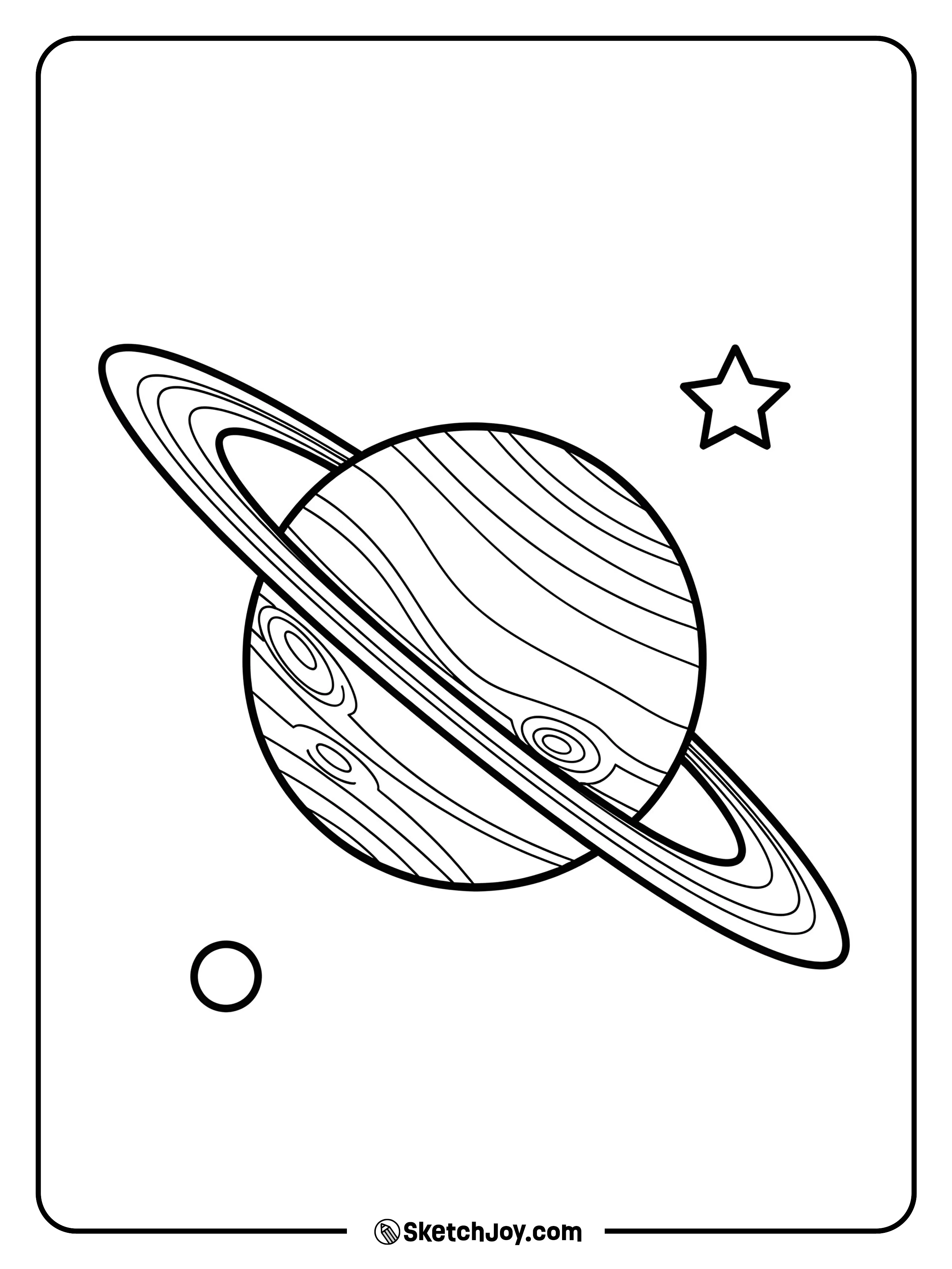 Uranus tilted sideways with rings encircling it vertically.