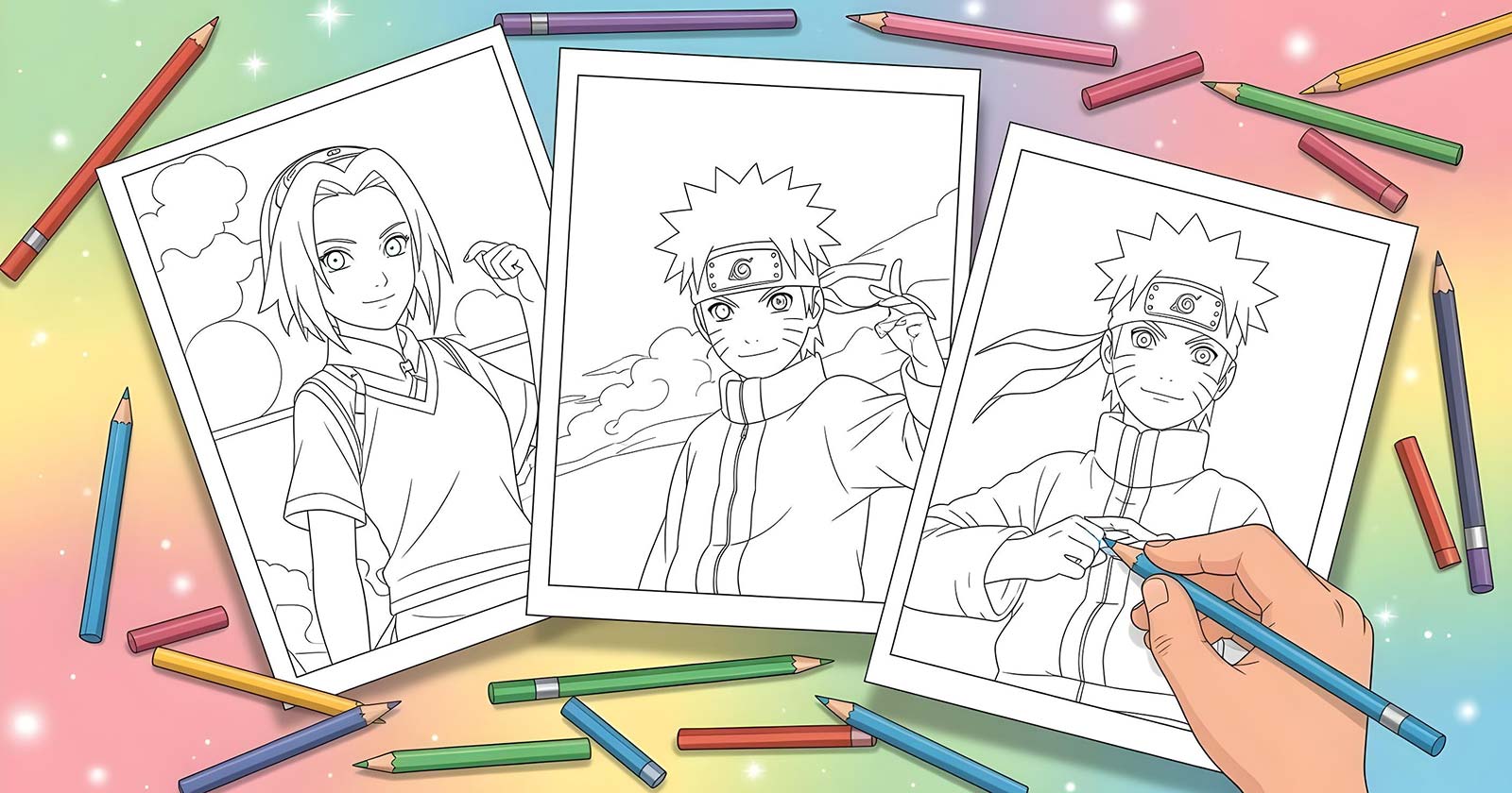 Printable Coloring Pages for Naruto