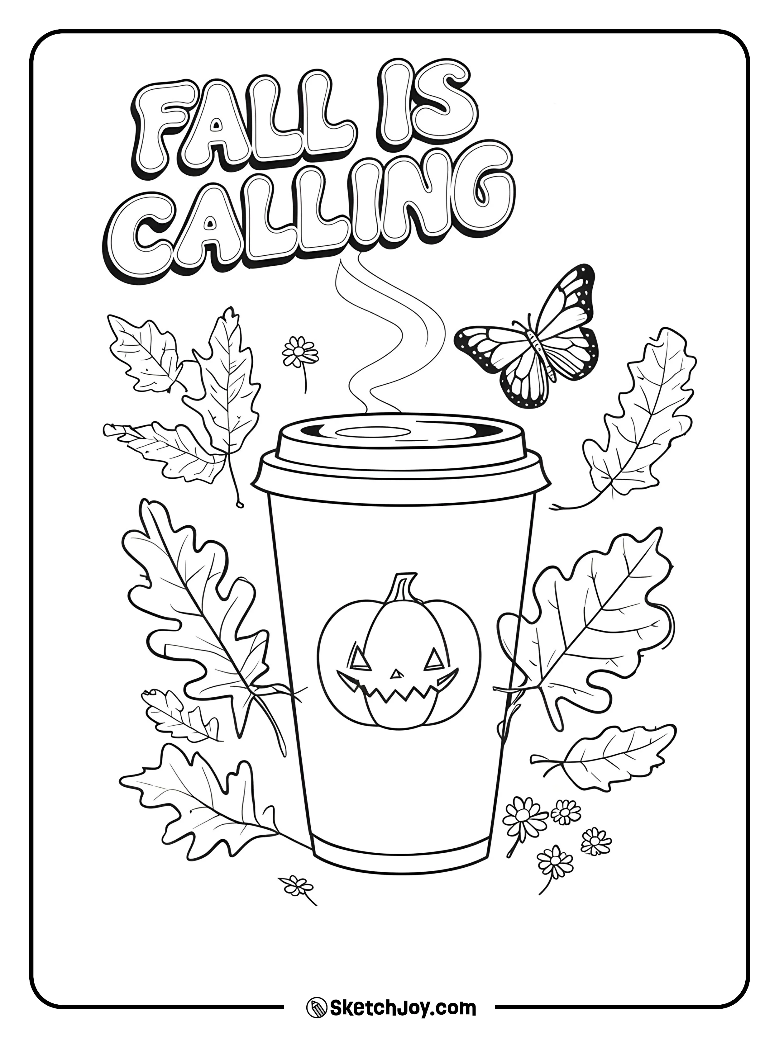 A warm to-go cup with swirling steam