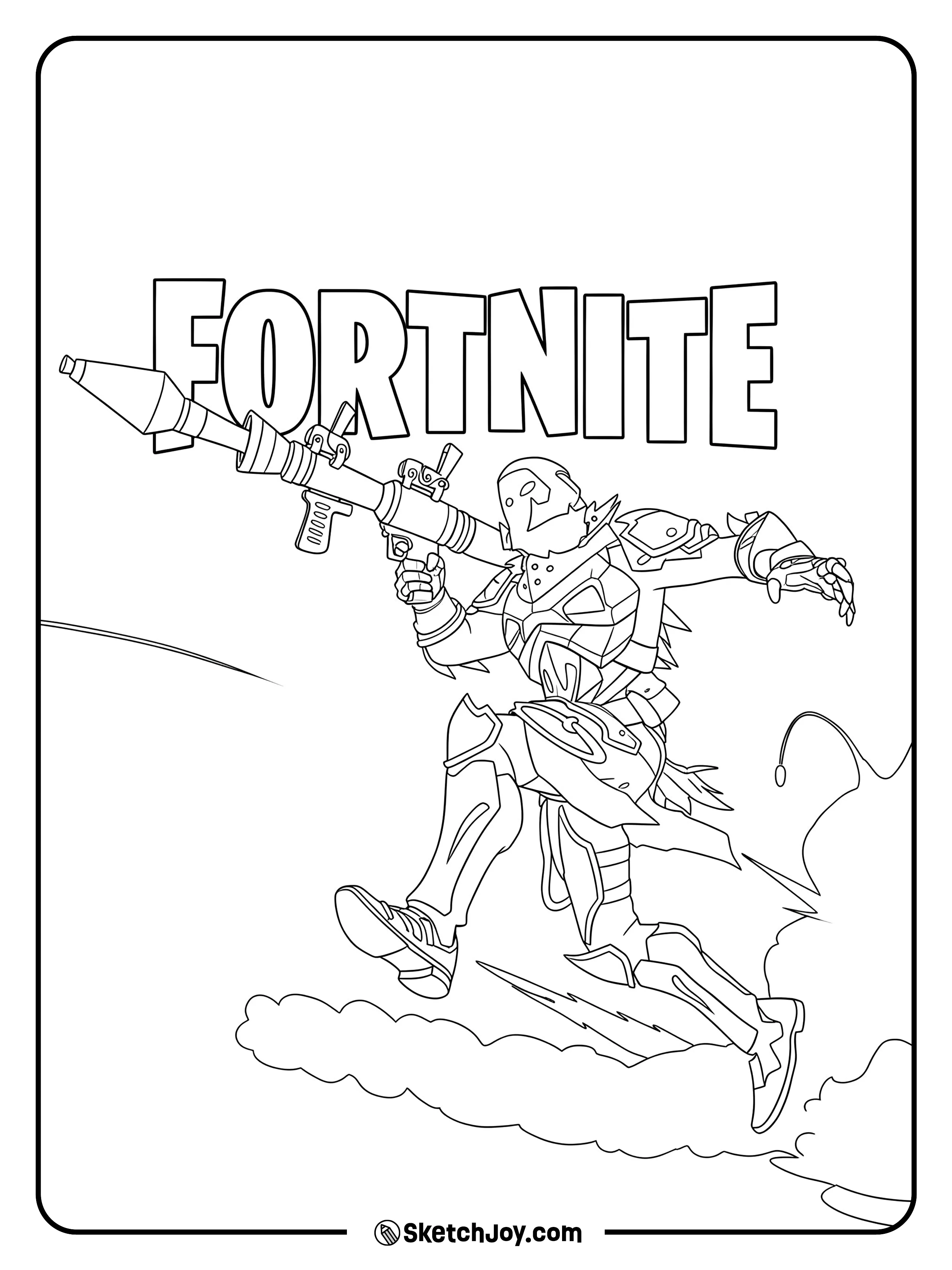 Midas Rex charges forward with a rocket launcher