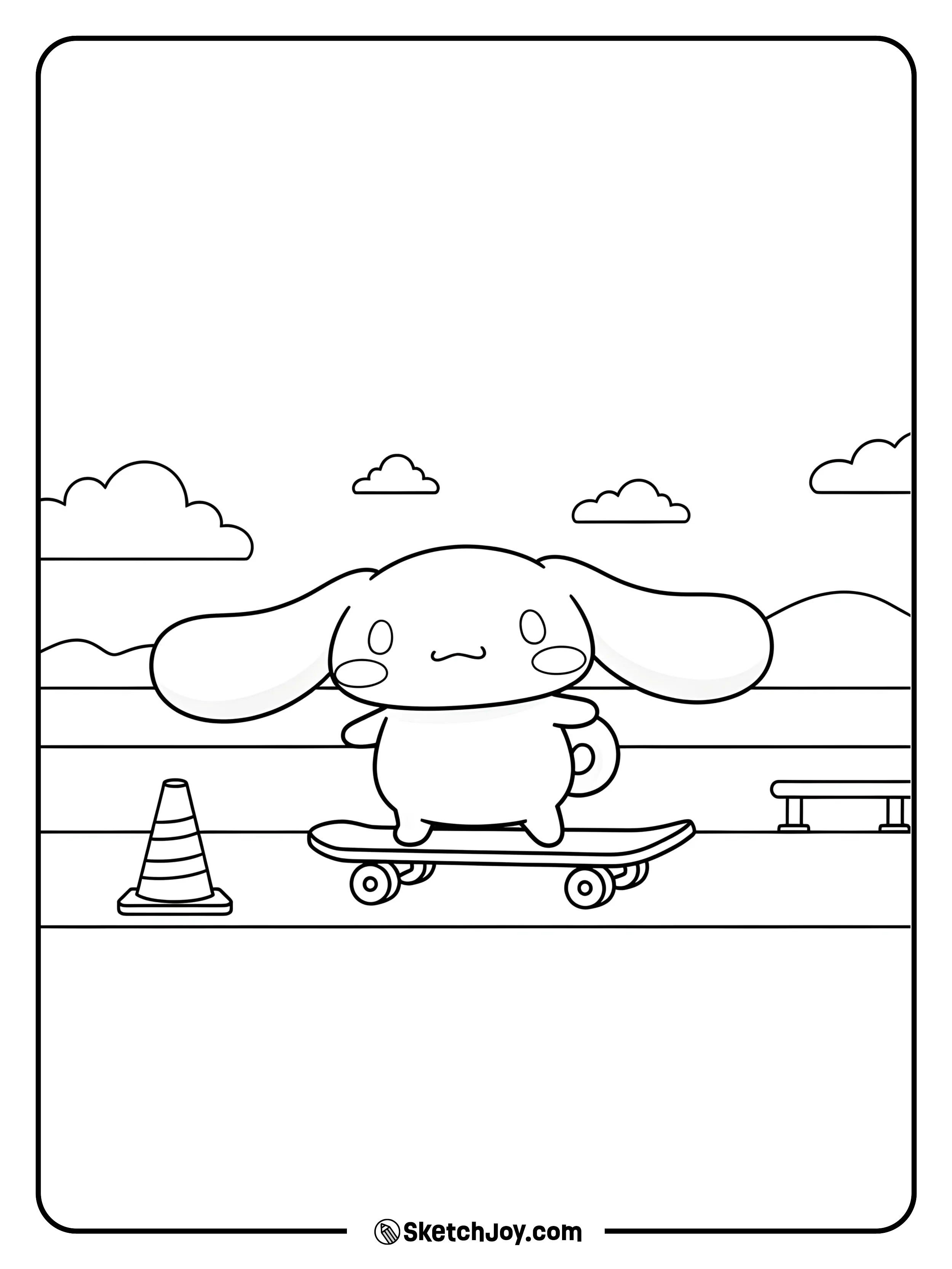 A playful roll in a mini park.
