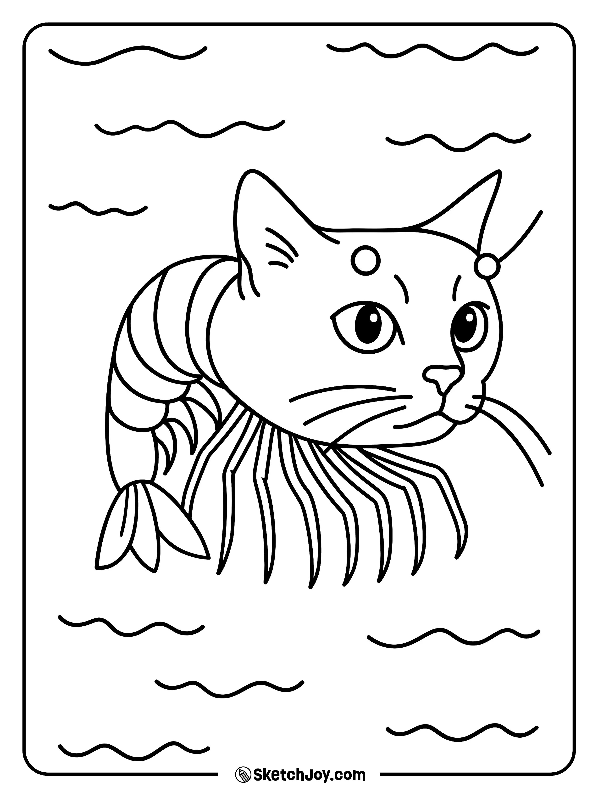Trippi Troppi showing the classic cat shrimp look in the water.