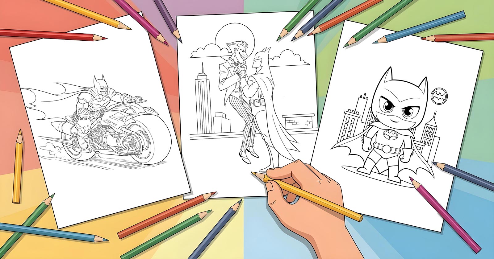 Printable Coloring Pages for Batman