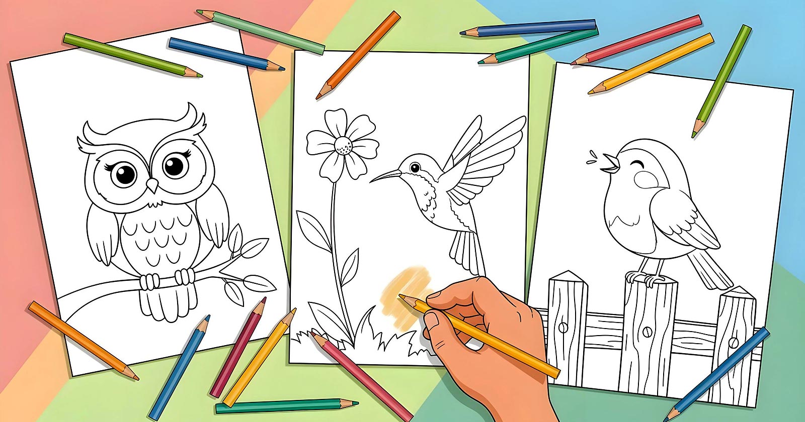 Printable Coloring Pages for Bird