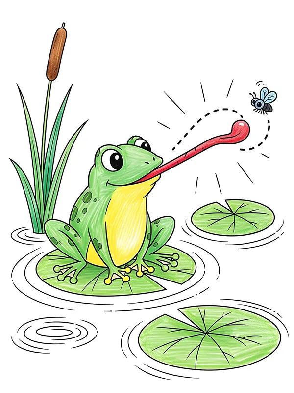 Frog Coloring Pages