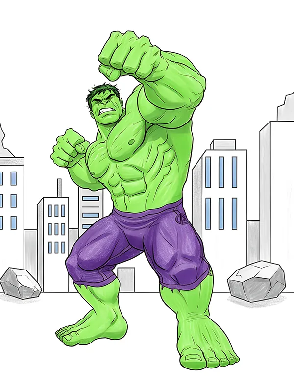 Hulk Coloring Pages