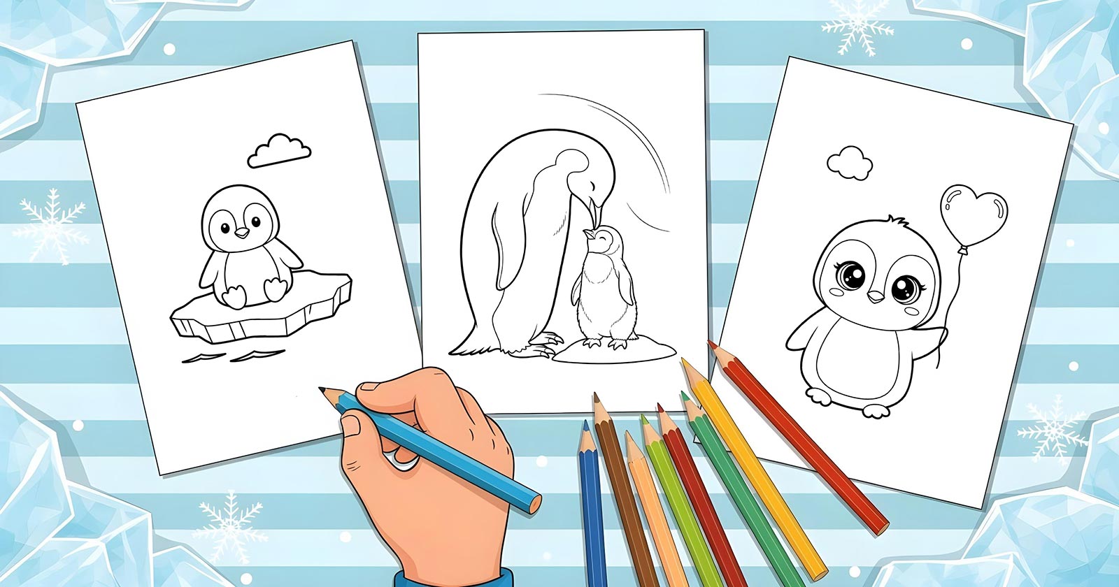 Printable Coloring Pages for Penguin