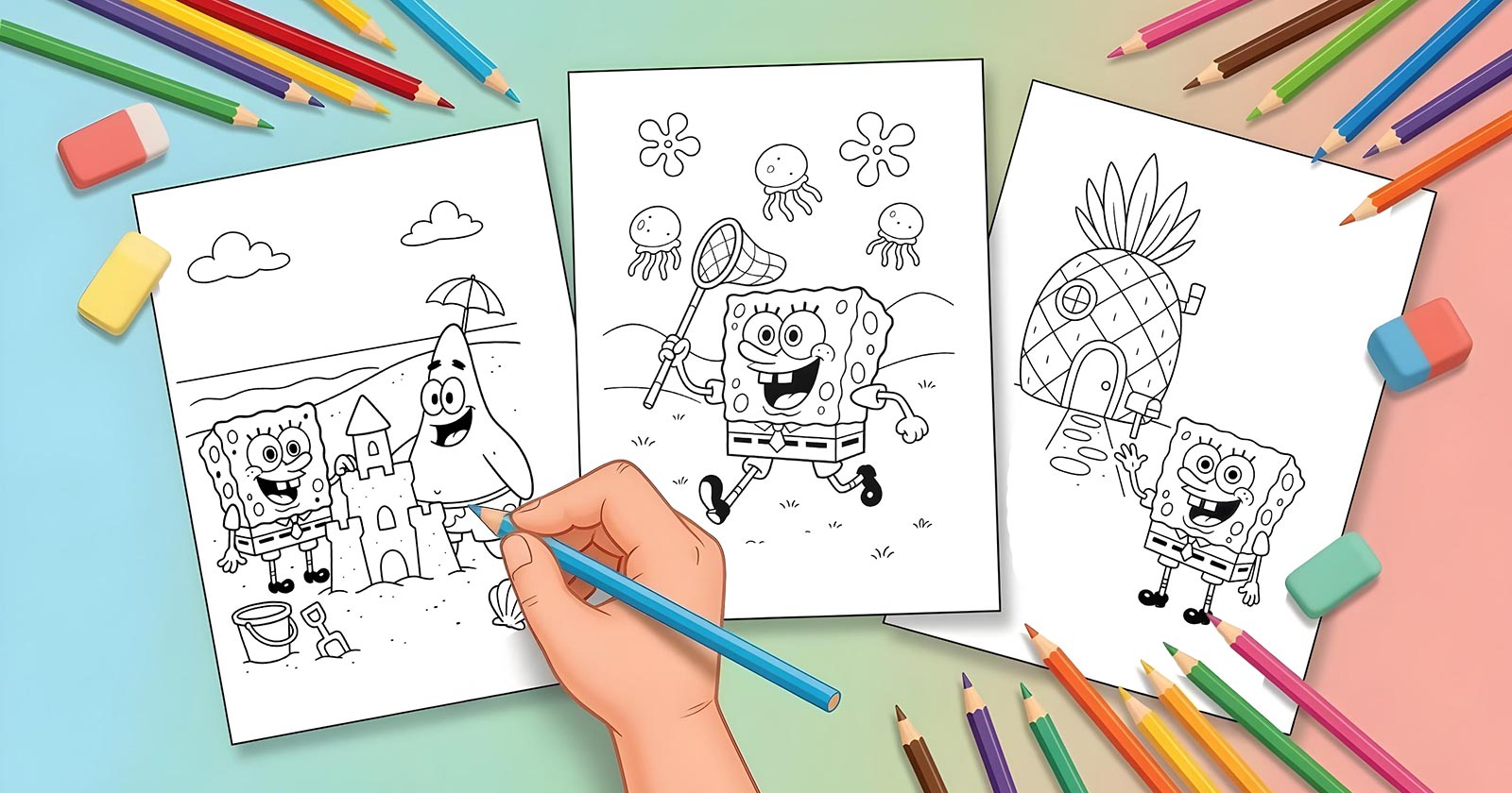 Printable Coloring Pages for Spongebob