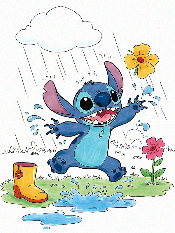 Stitch Coloring Pages