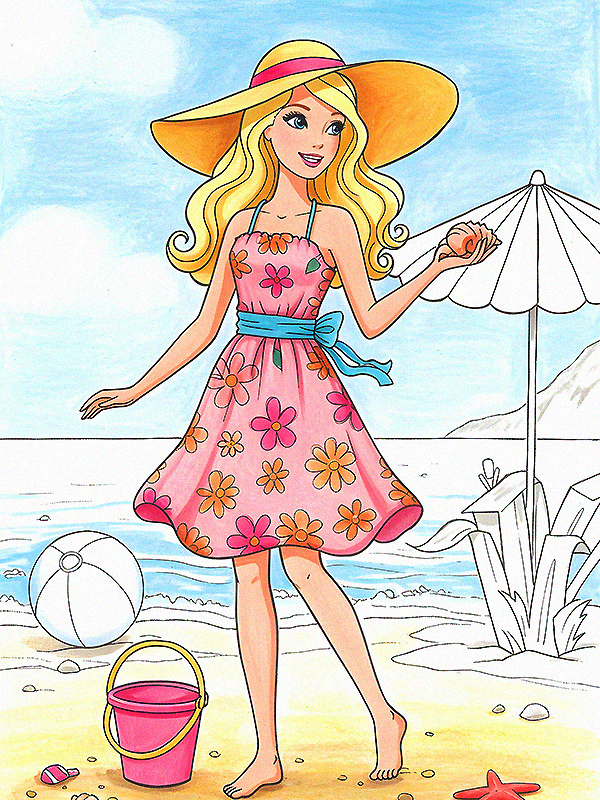 Barbie Coloring Pages