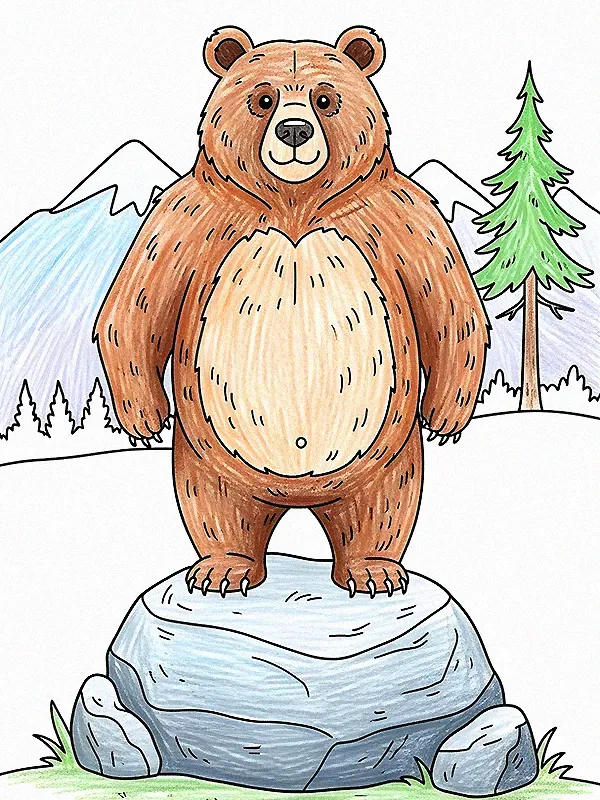 Bear Coloring Pages