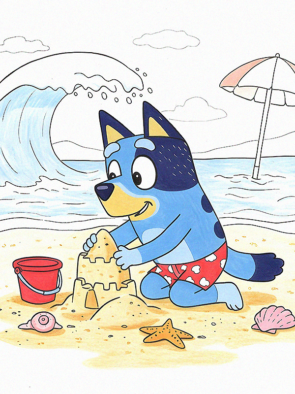 Bluey Coloring Pages