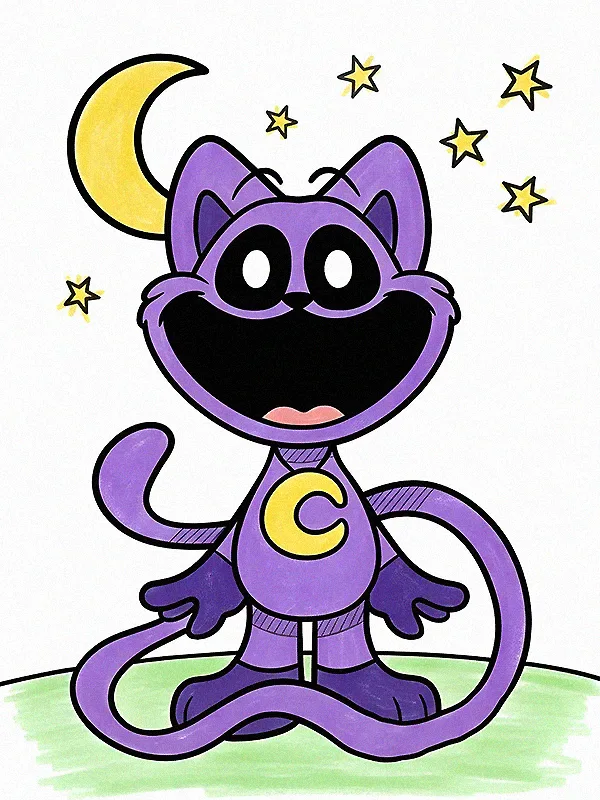 Catnap Coloring Pages