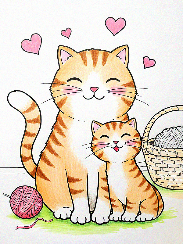 Cat Coloring Pages