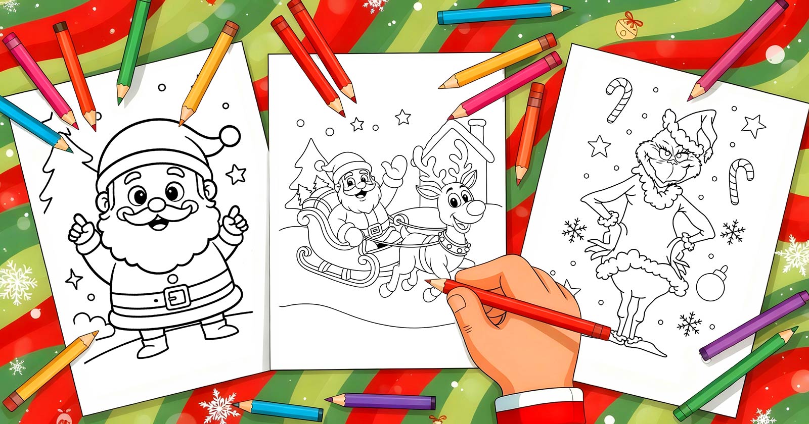 Printable Coloring Pages for Christmas