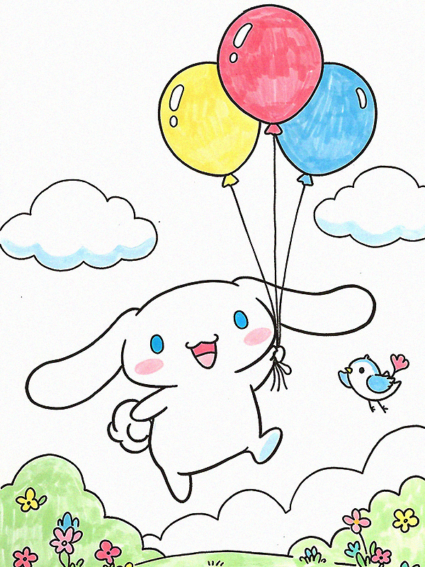 Cinnamoroll Coloring Pages