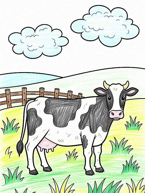 Cow Coloring Pages