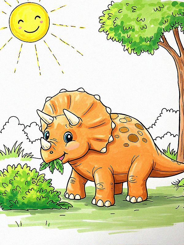 Dinosaur Coloring Pages
