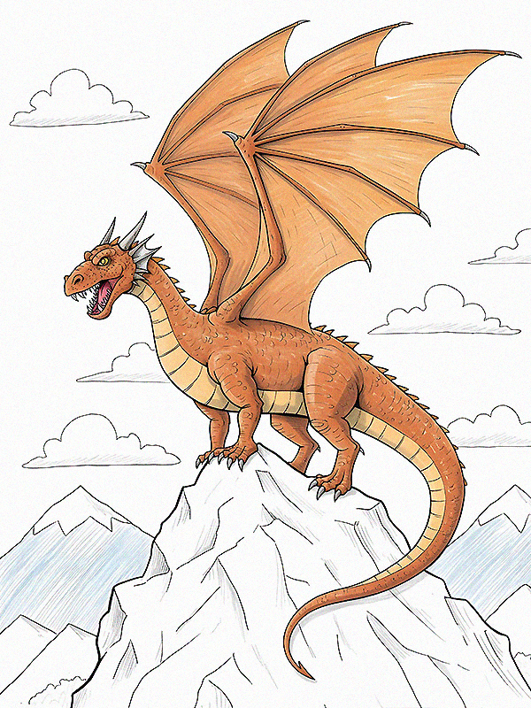 Dragon Coloring Pages