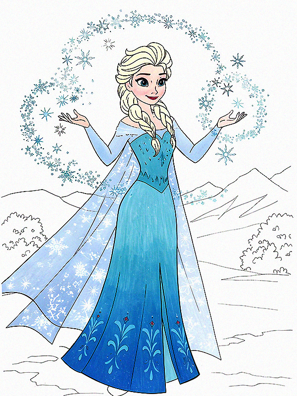 Elsa Coloring Pages