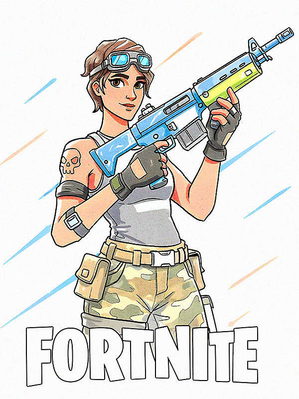 Fortnite Coloring Pages