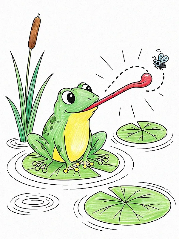 Frog Coloring Pages