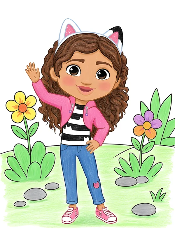 Gabby’s Dollhouse Coloring Pages