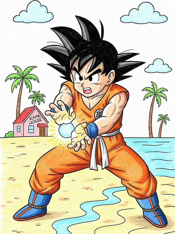 Goku Coloring Pages