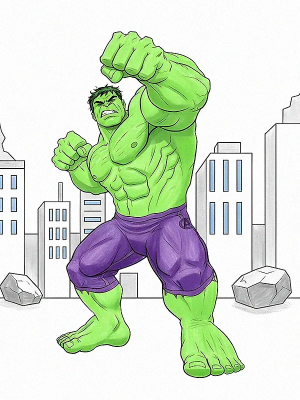 Hulk Coloring Pages