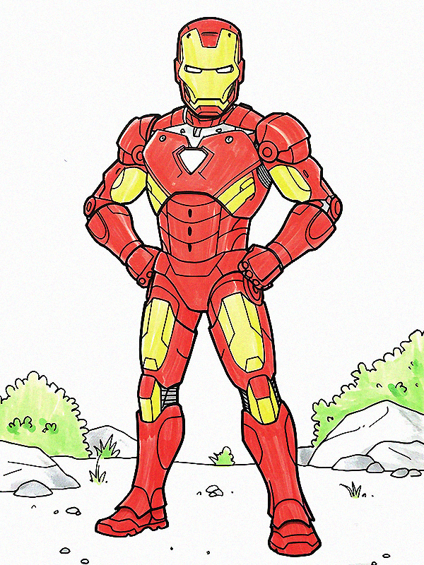 Iron Man Coloring Pages