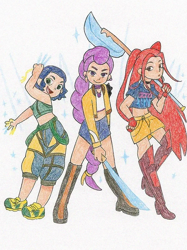 KPop Demon Hunters Coloring Pages