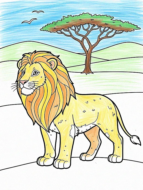 Lion Coloring Pages