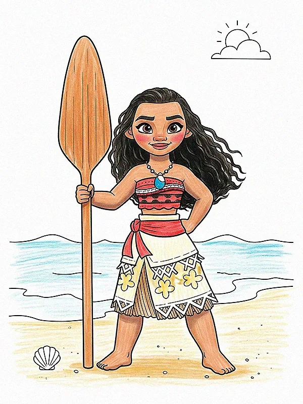 Moana Coloring Pages
