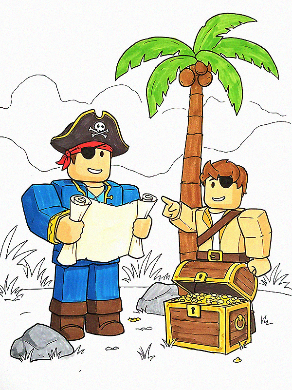 Roblox Coloring Pages
