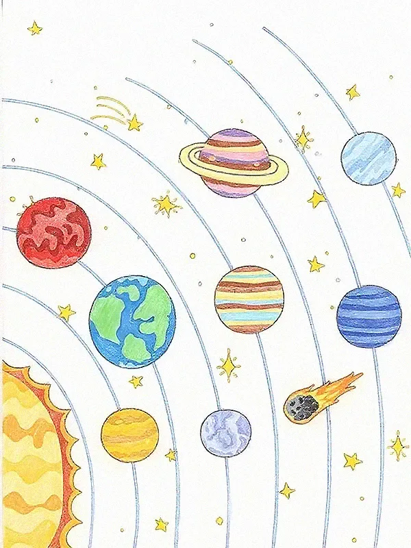 Solar System Coloring Pages