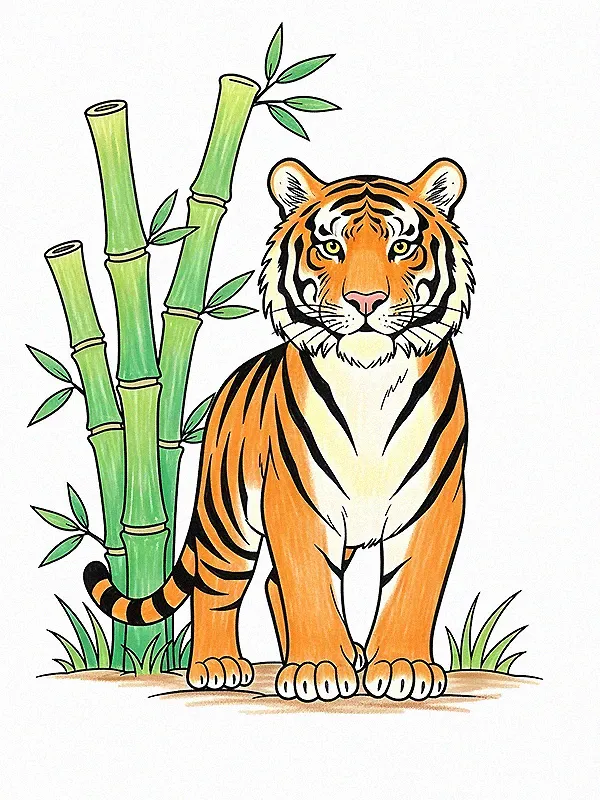 Tiger Coloring Pages