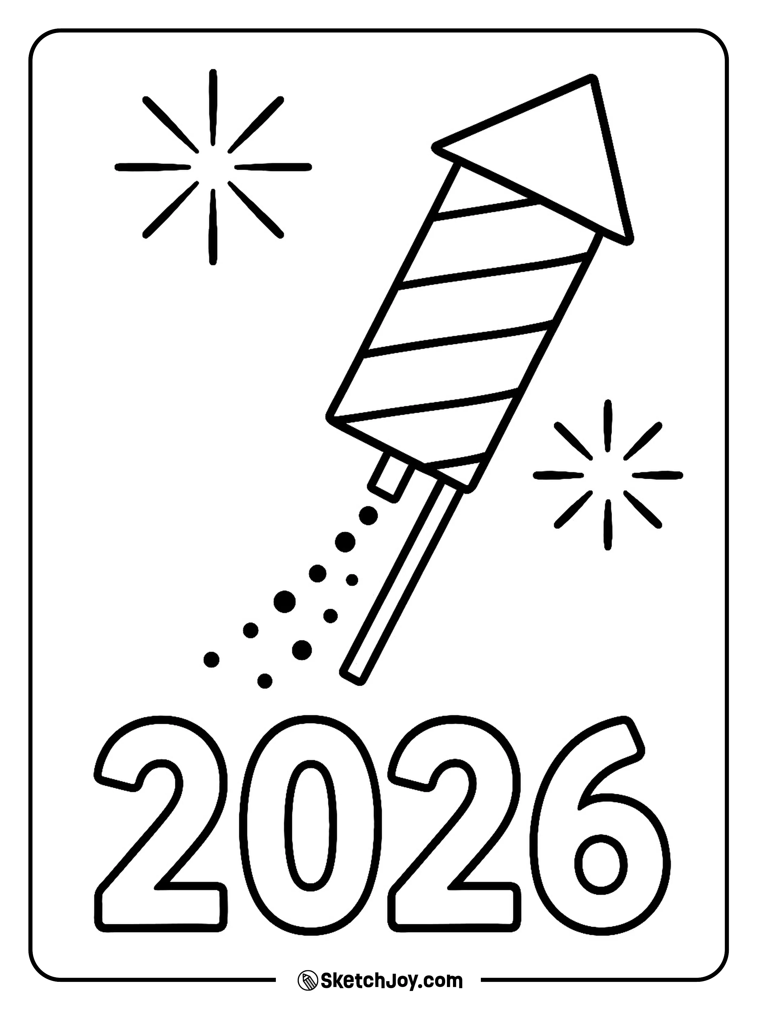 A rocket zooms up to start the 2026 show.