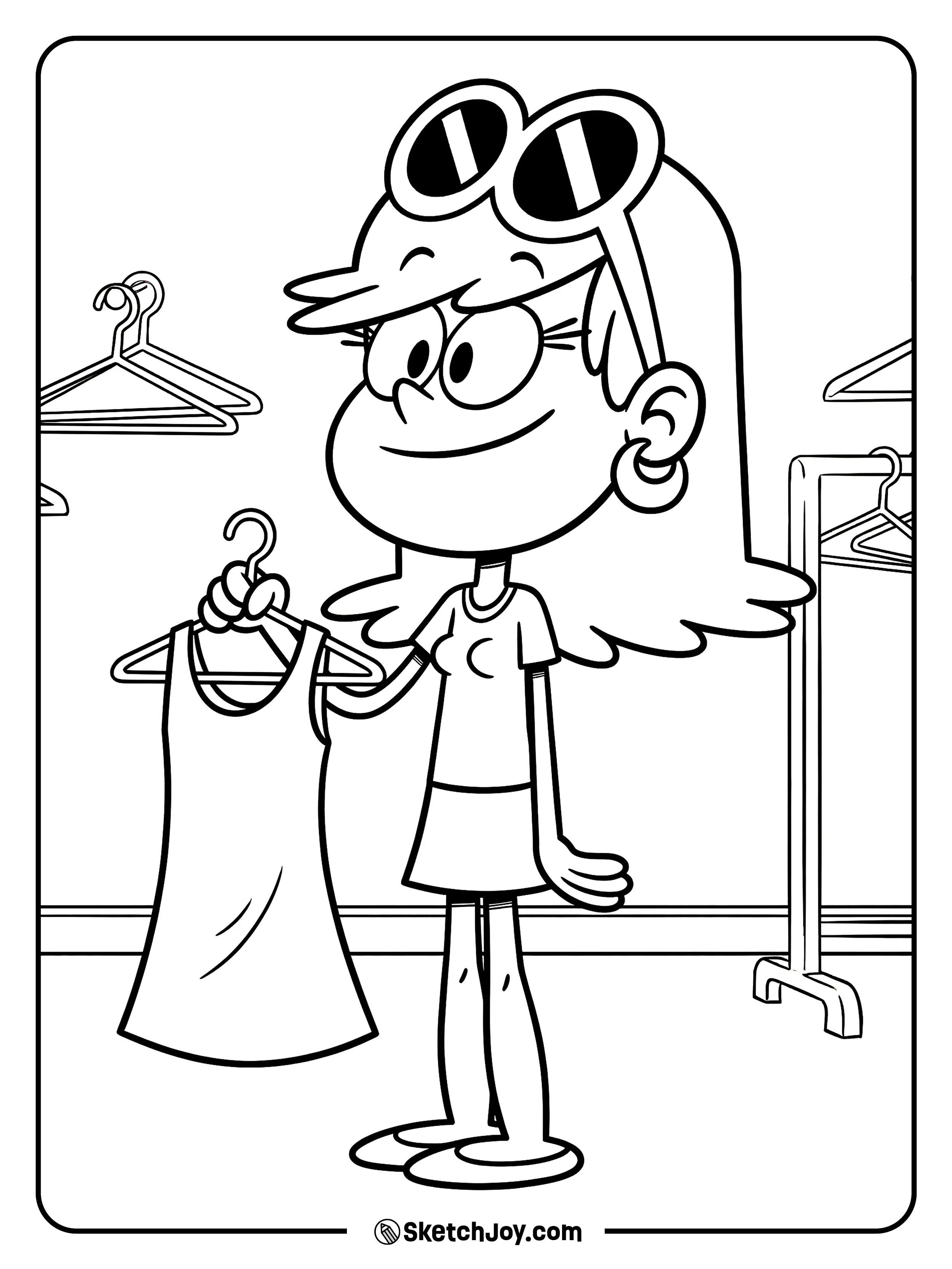 Leni shows off a cute outfit idea with a sweet smile.