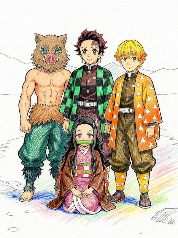 Demon Slayer Coloring Pages