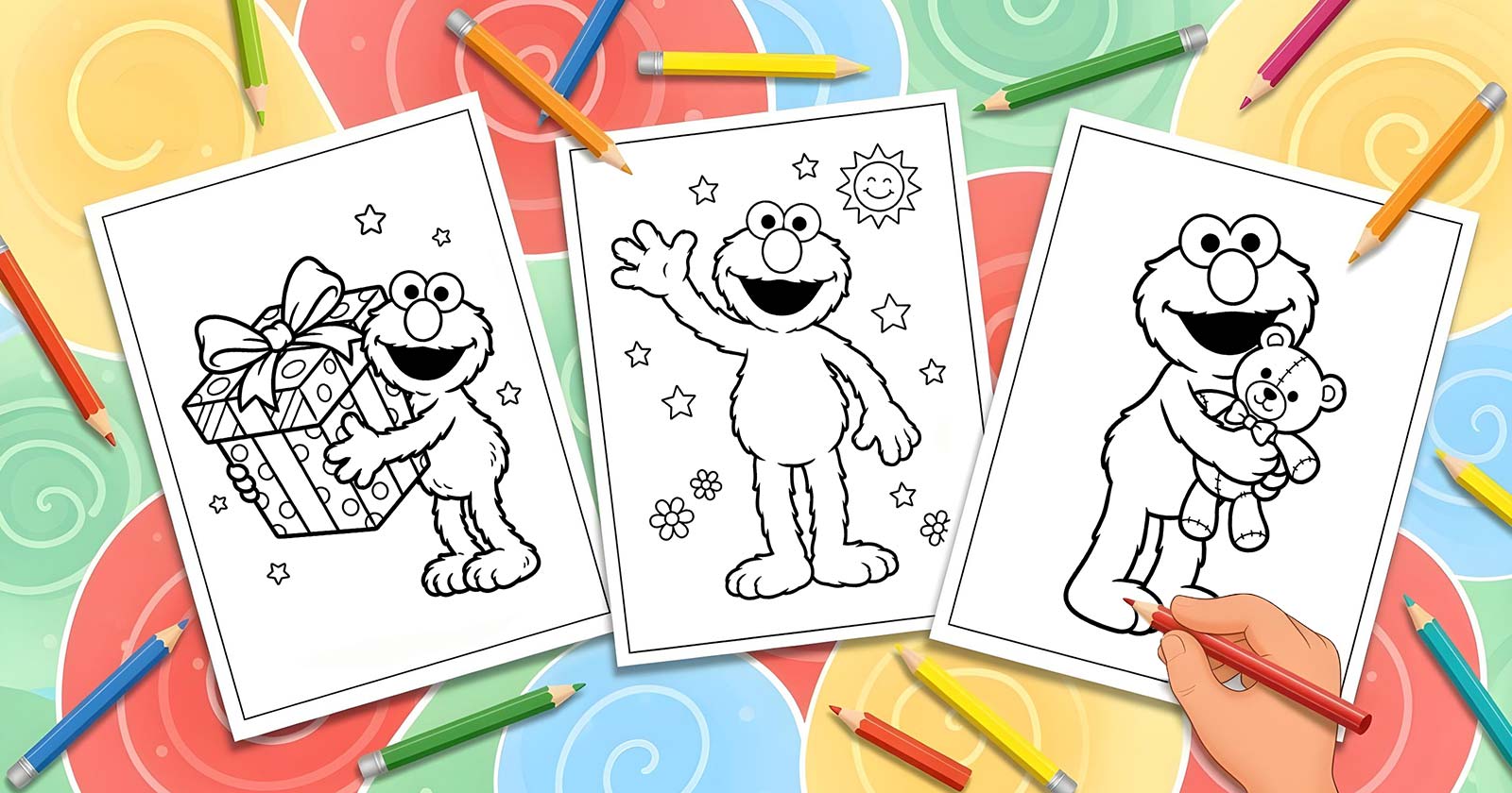 Printable Coloring Pages for Elmo
